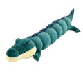 Large long crocodile pillow plush toy girl bed sleeping pillow sofa back pillow manufacturers doll wholesale.