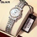 Korean Fashion Women's Fully Automatic Non Mechanical Stainless Waterproof Quartz Female Student Steel Band Watch. 