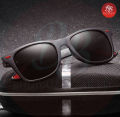 Fashionable Polarized driving Sport Square Sun glass Men - Black. 