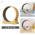 Cat Exercise Wheel, Silent Sports Climbing Frame, Exerciser Wheel, Wooden Kitty Furniture Cat Treadmill for Kitty Exercising Pet Supplies Kitten , Small.