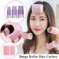 Bangs Curler Lazy Self-adhesive Bangs Roller Heatless Curling Rod Hair Fluffy Curling Clips Hair Styling Tools For Women. 
