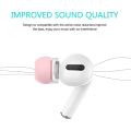 Color Replacement Ear tips For Apple Airds Pro Headphone Earbuds Silicone Eartips Ear pads Cap Cushion Plug Small Medium Large. 