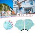 Swimming Gloves Aquatic Fitness Water Resistance Training Hand Web Swimming Gloves for Men Women Adults Children.