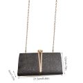 Shiny Glitter Evening Clutch Bag Women Wedding Purse Party Banquet Handbag Lady Elegant Daily Club Chain Crossbody Shoulder Bag.