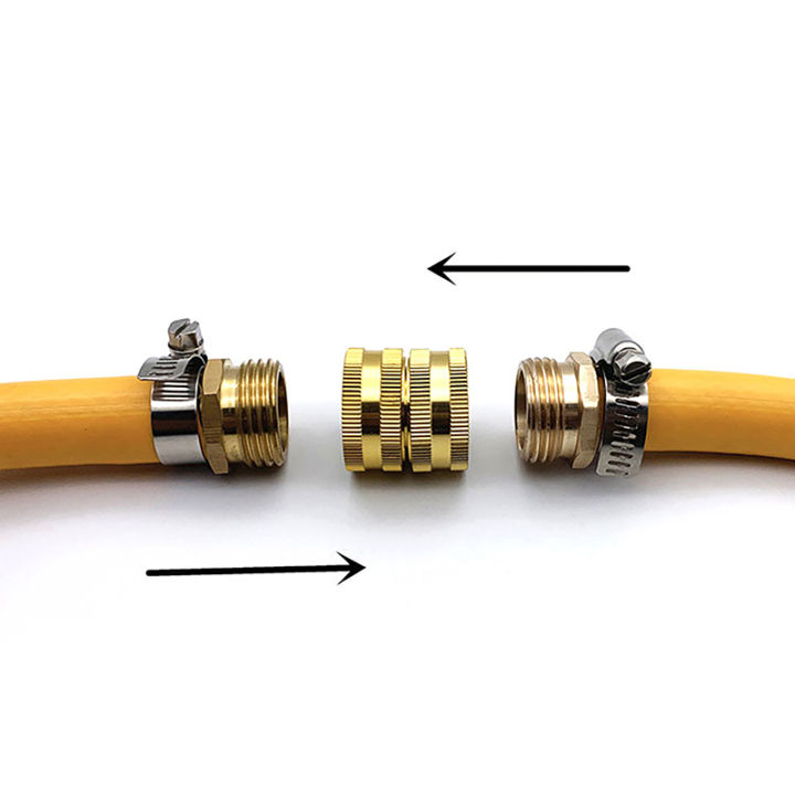 1Pc%20Two-Way%20Female%20Connector%20Solid%20Brass%20Garden%20Hose%20Adapter%203/4%20Female-To-Female%20Hose%20Adapter%20For%20Irrigation%20Connector%20Conbo%20-%20Image%203