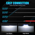 2.5 Inch Bi LED Projector Headlights Lenses for H4 H7 Car LED Lights Bulbs Projector 100W 20000LM Headlamp Diodes Car Accessorie. 