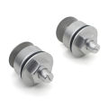 41MM Motorcycle Front Shock Absorber Screw Fork Cover Cap Preload Adjusters Bolts for Honda CB400(Silver). 