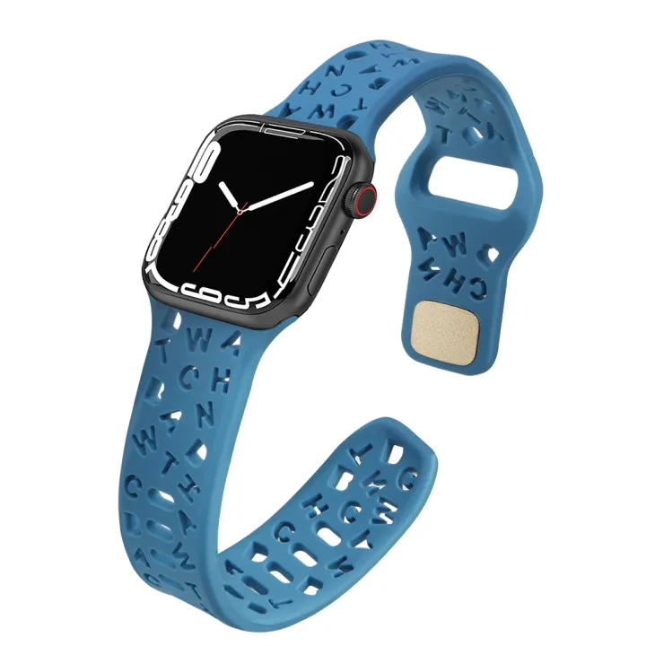 English%20Letters%20Silicone%20Watch%20Band%20For%20Apple%20Watch%20Series%208&7%2041mm%20/%20SE%202&6&SE&5&4%2040mm%20/%203&2&1%2038mm%20-%20Image%202