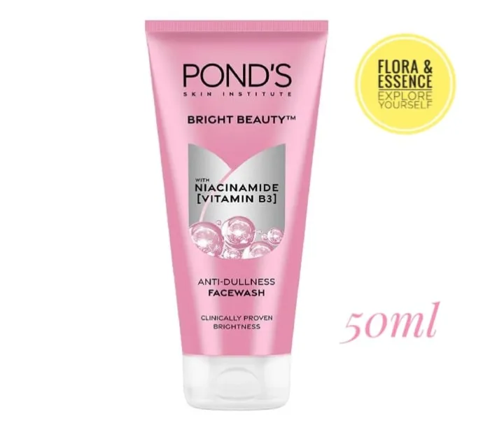 POND'S%20Ponds%20Bright%20Beauty%20Spotless%20Glow%20Facewash%20With%20Vitamin%20B3%2050gm%20(Indian%20Original)%20-%20Image%202