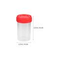 Leakproof Lids Urine Sample Cups Sterile Cups With Scale Disposable Specimen Containers 10 Pcs Pack Transparent Sampling Cups for Medical Testing Laboratory Use Patient Care Urinalysis Health Screenings. 