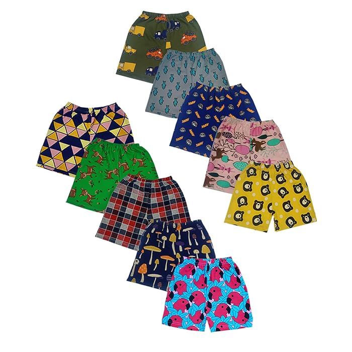 10pcs%20Printed%20Cotton%20Half%20Pant%20for%20Boys%20-%20Multicolor%20Combo%20Pack%20-%20Image%206