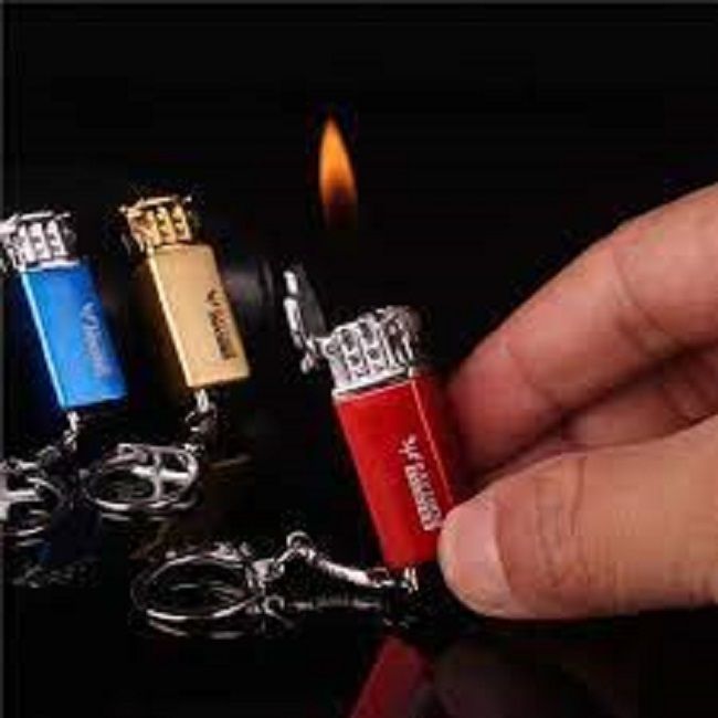 Mine Key Chain Lighter Metal Body