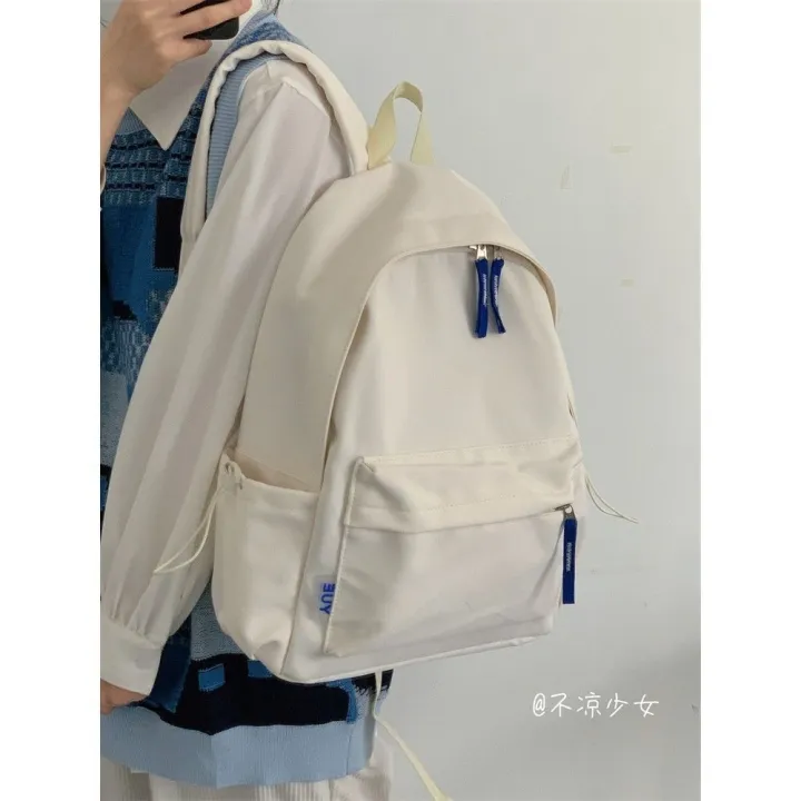 Solid%20Color%20Muji%20Simplicity%20All-Matching%20Schoolbag%20Female%20Korean%20StyleinsFresh%20Girl%20Backpack%20Japanese%20College%20Students'%20Backpack%20-%20Image%207