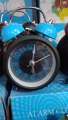 Twin Bell Alarm Clock Battery Operated Loud Home Bedroom Quartz Alarm Clock-Medium size. 