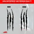 2pic Bike Headlight Sticker-Scratch Headlight (White) Single/(Waterproof and Premium Quality)/monster sticker for bike - bike stickers. 