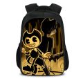 Anime Bendy And The Ink Machine Backpack for Teens Back To School Bags Student Bookbag Daily Backpack Mochila Notebook Gift.