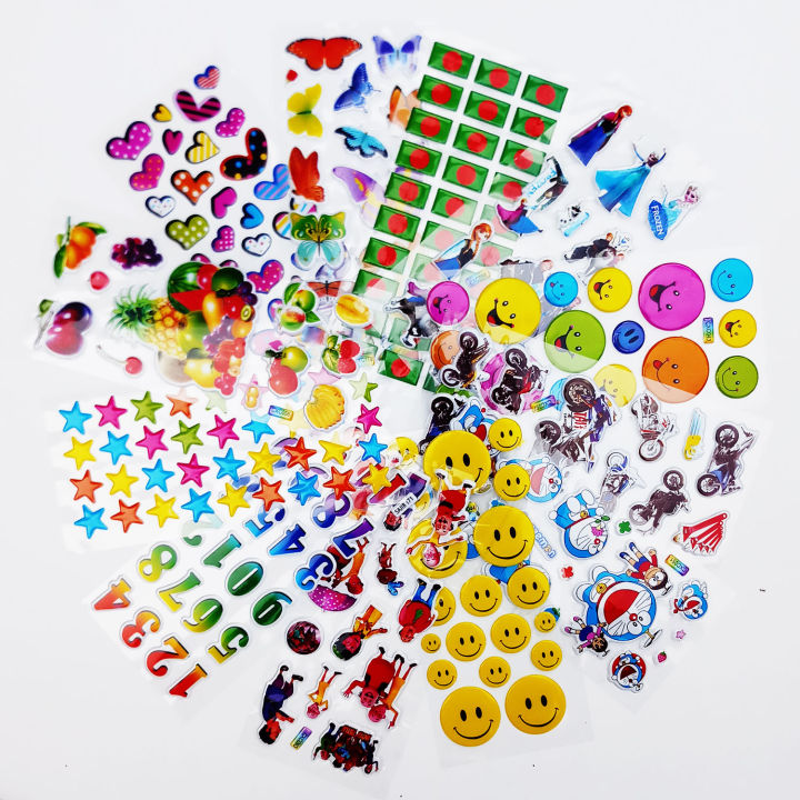 Sticker%20for%20kids-10%20pata/3D%20Cartoon%20Anime%20Princess%20Sticker%20for%20Kids%20Notebook%20Stickers%20DIY%20Scrapboo%20-%20Image%202