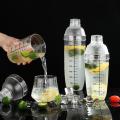 Leak-proof PC Cocktail Shaker with Scale Bartender Party Drink Mixer Kitchen Gadgets Bar Party Bartender Tools Bar Accessories.