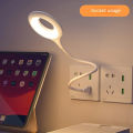Voice Control USB Direct Plug Portable Lamp Led Desk Lamp Eye Protection Study Reading Night Light Table Dormitory Bedside Lamp-Jess Gadget. 