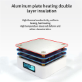 65W Mini Hot Plate Digital Soldering Preheating Rework Station PCB SMD Board Soldering Plate Heating Table Durable Easy Install Easy to Use. 