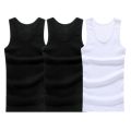3Pcs/lot Man's Cotton Solid Seamless Underwear Brand Clothing Mens Sleeveless TaVest Comfortable Undershirt Mens Undershirts.