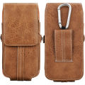 Mobile Phone Holster Waist Bag Leather Belt Clip Holster Cell Phone Pouch Card Holder Case With Belt Clip Holster Wallet. 