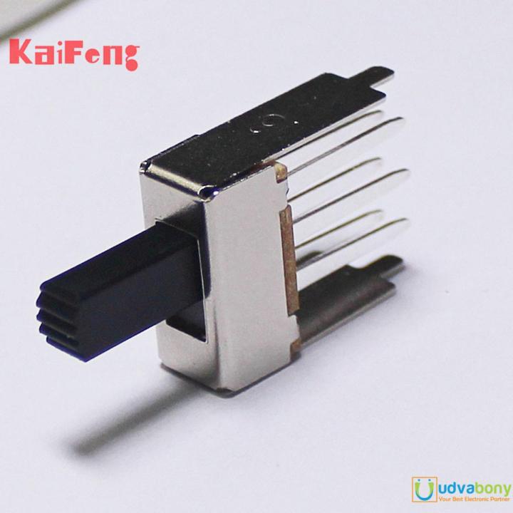 Slide Switch 2 Positions 6 Pin PCB Mount Long Knob-5pcs
