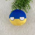 【Popular Categories】 Country Ball Plushies 10cm Polandball Pendant Country Flag Balls Christmas Gifts. 