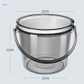 Water Bucket with Lid Bathing Household Bucket Thickened Small Laundry Bucket Water Storage Bucket for Fishing Indoor Outdoor Garden Camping.