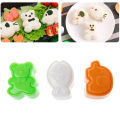 【Stylish】 3Pcs/Set Cute Sushi Rice Balls Mold Bear Elephant Fish Baking DIY Cooking Tools. 