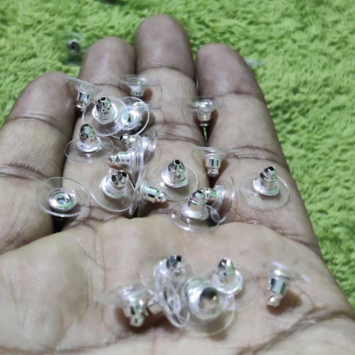 30 Piece Earing Push Silver/ Golden