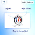 Refrigerator Freezer Thermometer Fridge Refrigeration Temperature Gauge Home Stainless Steel Temp Stand Dial Type -20 to 20°C. 