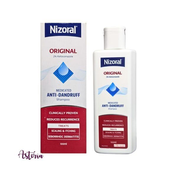 100 ml Nizoral Medicated Anti - Dandruff shampoo International Thailand product used for male female