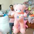 Big Teddy Bear I LOVE YOU Plush Toy Lovely Huge Stuffed Soft Bear Doll for Lover Gift.