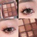 9 Color Pearlescent Matte Eyeshadow Pallete/Waterproof Metallic Diamond Shiny Shimmer Eyeshadow/Eye Makeup Cosmetic. 