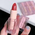 MUGE LEEN Clear Shell Panna Nilly Lipstick Moisturizing White and Clear Easy to Color Anti-Level Price Student Party Lipstick. 
