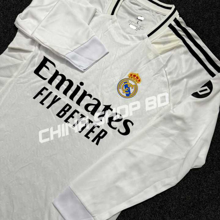 Real%20Madrid%20Home%20Jersey%2024/25%20full%20Sleeve%20-%20Image%203