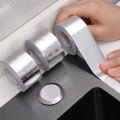 1/2/3 Rolls Tin Foil Wall Sticker For Cabinet Stove Waterproof Mildew-proof Oil-proof High Temperature Resistance Self Adhesive Stickers.