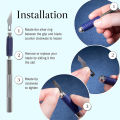 Precision Hobby Knife, Stainless Steel Cutter Craft Knive 7 PCS Set. 