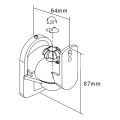 Universal Rotatable Speaker Wall Mount Stand Bracket 1 Pair.