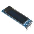 0.91 INCH OLED LCD Display 0.91 Inch DC 3-5V 4 Pin Connections Leads For Cables 12832 128×32 Pixel LCD Display Module IIC I2C Interface Communicate Module Monitors.