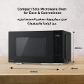 Panasonic 25L Solo Microwave Oven NN-ST34NB – 900W, Auto Defrost, Touch Control, Quick 30, Child Safety Lock, Push-Open Door, Black.