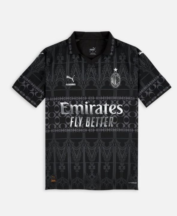 AC Milan 4th Jersey 24/25 AC Milan Black Jersey AC Milan white Jersey  2024 New Jersey Football Jersey Short Sleep Jersey