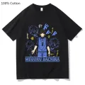 Blue Lock Football MEGURU BACHIRA Cartoon Dzirts Women/men 100% Cotton High Quality T Shirts Fashion T-shirts Short Sleeve Soft. 