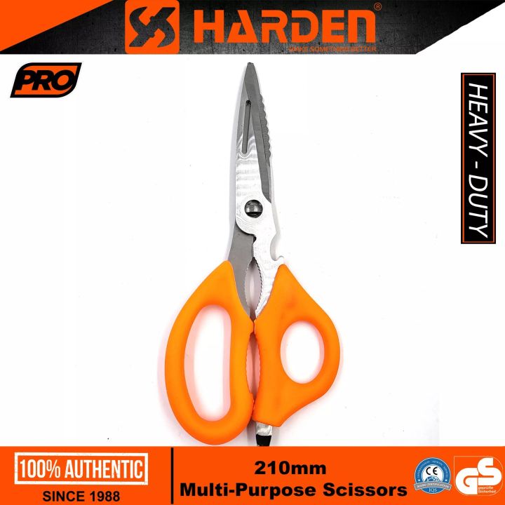 Harden Multi-Purpose Scissors 220mm Professional and Household Stainless Steel Scissors 570362