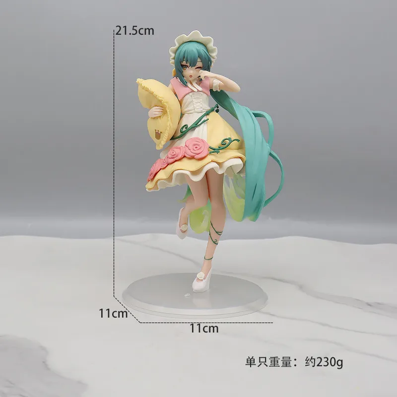 Figurine Miku Anime – 13-23 Cm – PVC – Fait Main – Décoration Bureau – Cadeau Fan Vocaloid