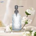 Clear Glass Hand Dish Soap Dispenser Empty for Countertop Kitchen Bathroom. 