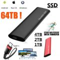 External Hard Drive Portable SSD 1TB High Speed Solid State Drive USB3.1 Type-C Interface Mass Storage Hard Disk for Laptop/Mac. 