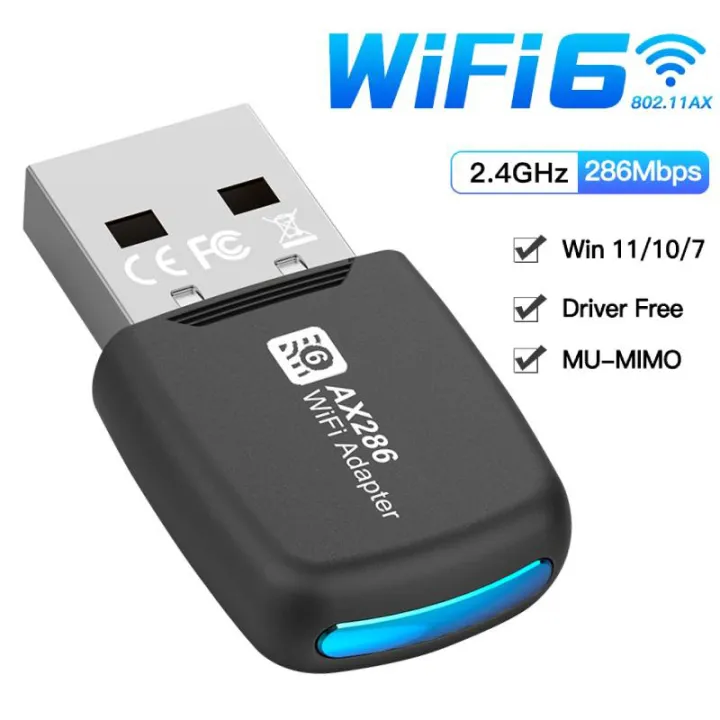 WIFI6%20USB%20Adapter%20286Mbps%20Network%20Card%202.4GHz%20Mini%20Wireless%20Dongle%20Receiver%20For%20PC/Laptop%20For%20Win7/10/11%20Driver%20Free%20-%20Image%207