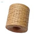 3x Raffia Paper Ribbon Roll Natural Twine Cord String for Valentine' Day Gift Wrapping Florist Bouquets Projects Crafting Weaving. 